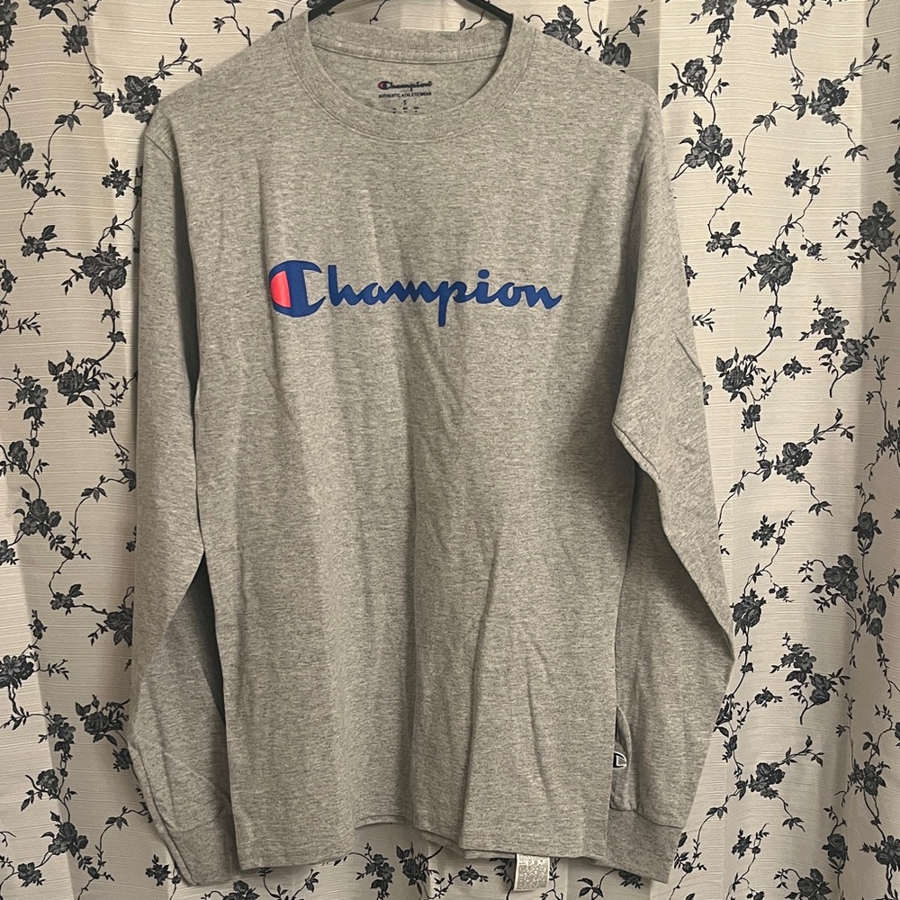 Champion Classic Long Sleeve Unisex Jersey Tee Shirt
